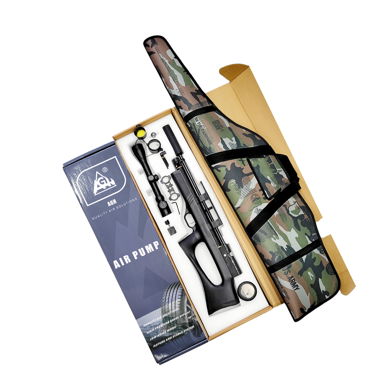 PRECIHOLE PX120 MINATAUR PCP AIR RIFLE COMBO