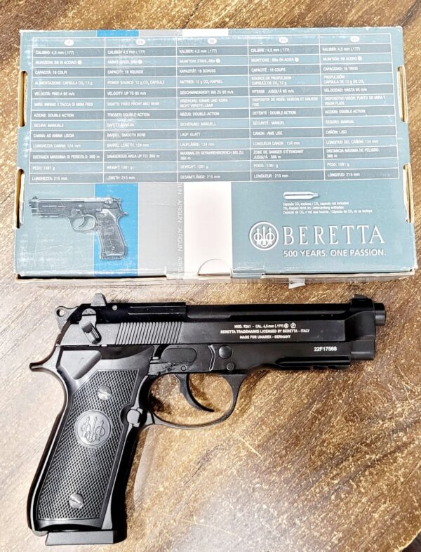 Beretta 92A1 CO2 BB Air Pistol - Image 9