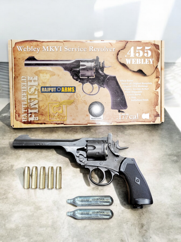 Webley 6"MKVI Service Co2Revolver .177