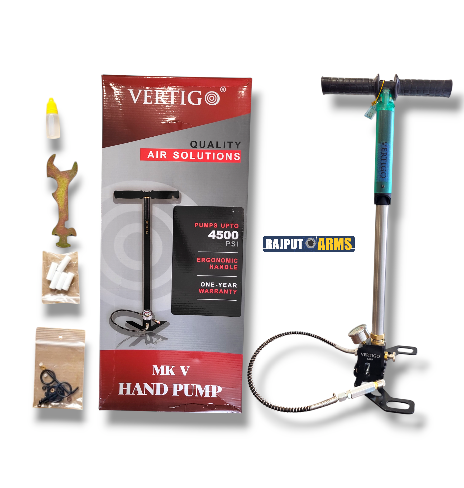 Vertigo Mk5 Hand Pump with Dry pack 2 Vertigo Mk5 Hand Pump with Dry pack